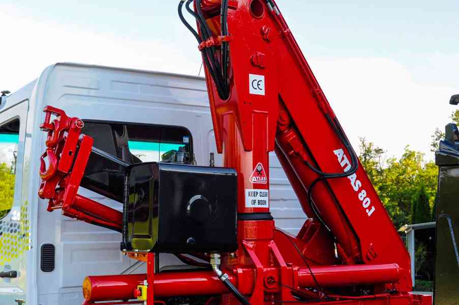 MERCEDES ATEGO HÁKOVÝ NOSIČ KONTEJNERŮ HYDRAULICKÁ RUKA EU6 - foto 23