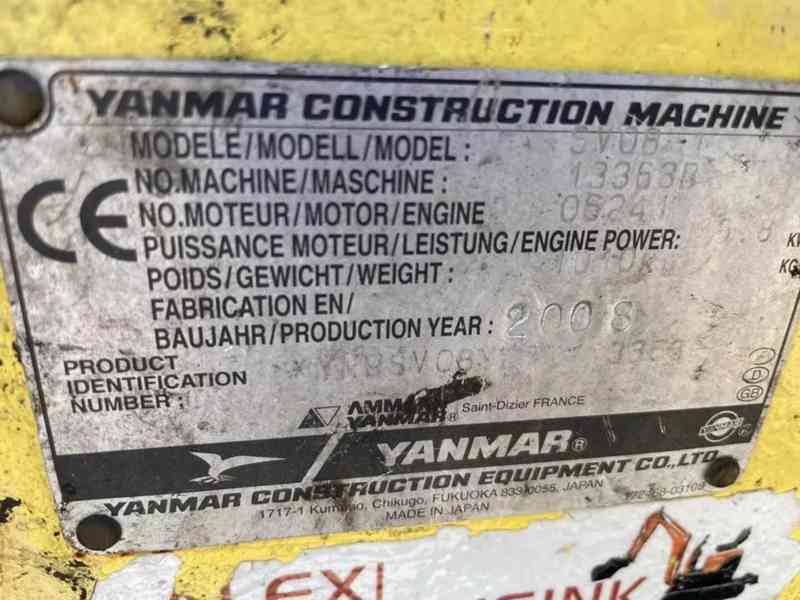 Minirýpadlo Yanmar SV08 - foto 8