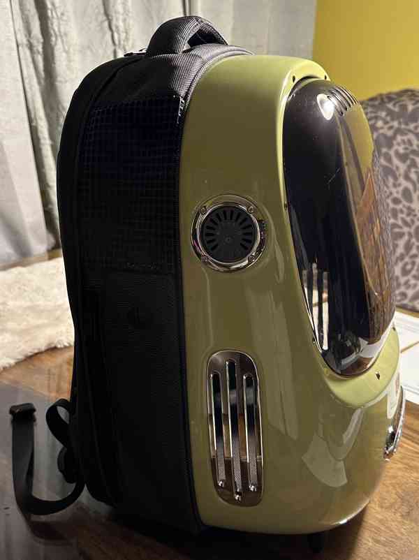 Klimatizovaný cestovní batoh pro kočku/psa - foto 2