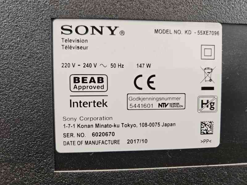 Televize Sony Bravia 55” / 140cm - foto 5