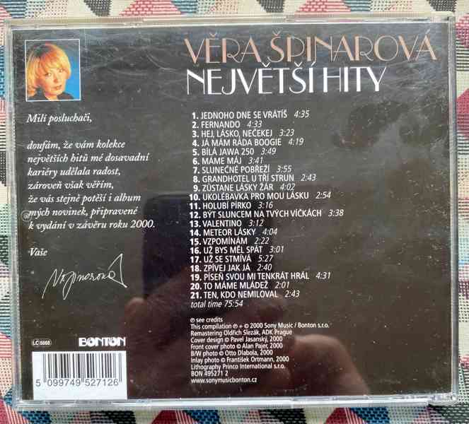 CD VĚRA ŠPINAROVÁ - NEJVĚTŠÍ HITY - foto 3