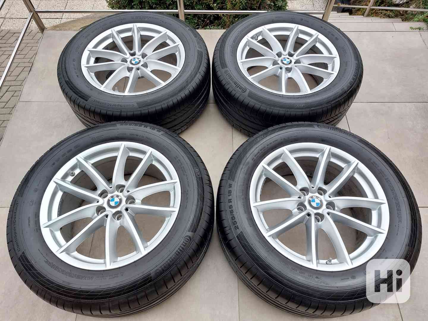 Originální ALU kola na BMW X5 255/55/ R18 105W - foto 1