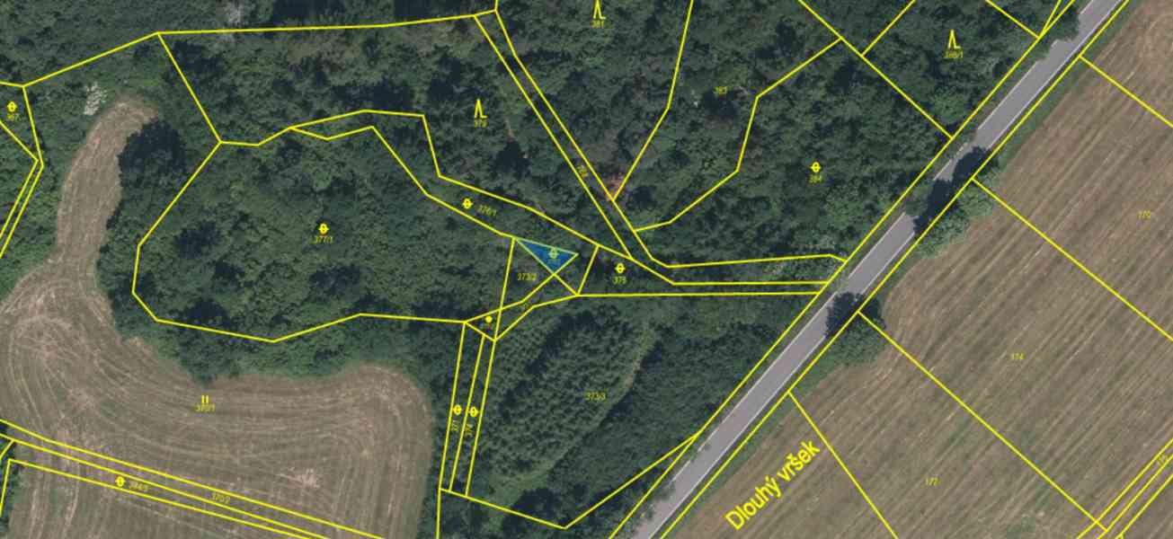 Lesní pozemek a ostatní plocha Buršice (Kolinec) - foto 17