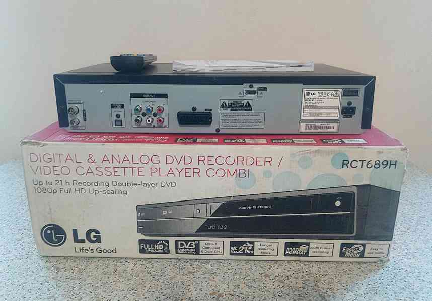 📼>>📀VHS-DVD rekordér LG RC689H  - foto 6
