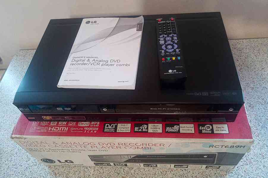📼>>📀VHS-DVD rekordér LG RC689H  - foto 7