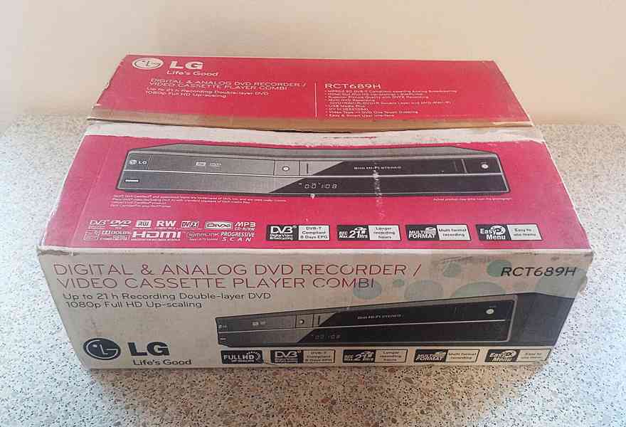 📼>>📀VHS-DVD rekordér LG RC689H  - foto 9