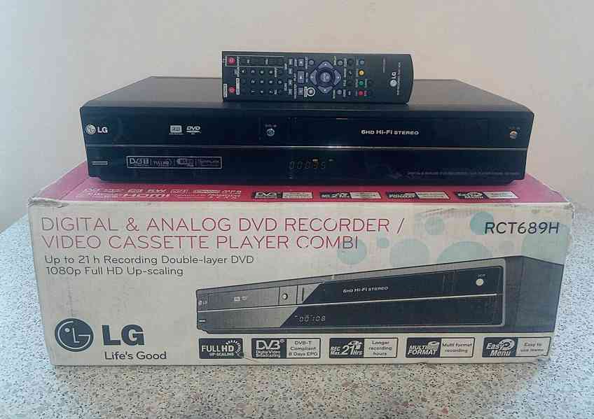 📼>>📀VHS-DVD rekordér LG RC689H  - foto 2