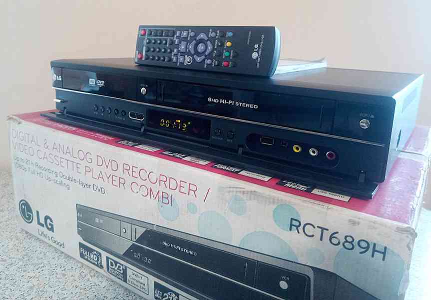 📼>>📀VHS-DVD rekordér LG RC689H  - foto 4