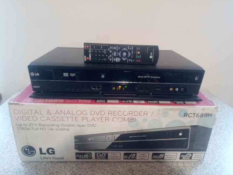 📼>>📀VHS-DVD rekordér LG RC689H  - foto 3