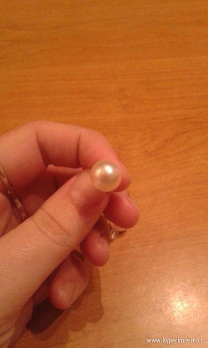 Náušnice s perličkou - foto 2