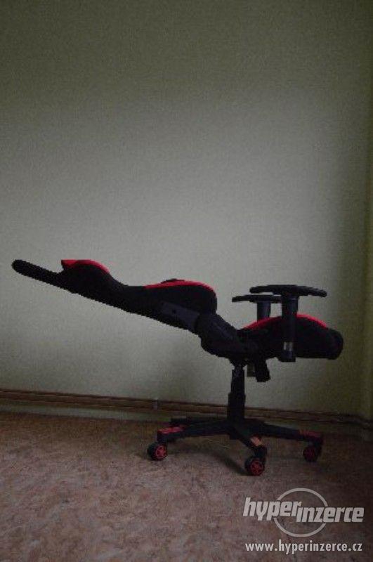 Kancelářská židle, herní křeslo E-Racer F1-02 RED - foto 1