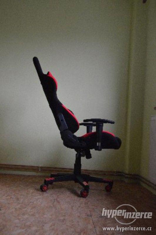 Kancelářská židle, herní křeslo E-Racer F1-02 RED - foto 2