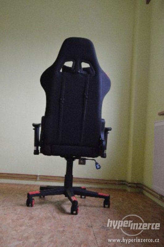 Kancelářská židle, herní křeslo E-Racer F1-02 RED - foto 3