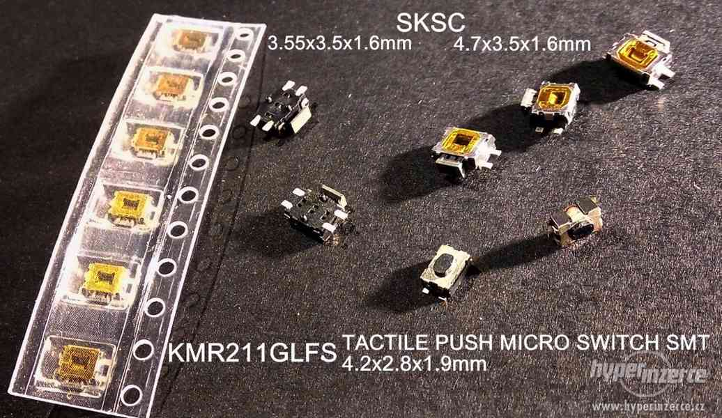 Speciální Push Mikrospínače SMT/SMD - foto 2