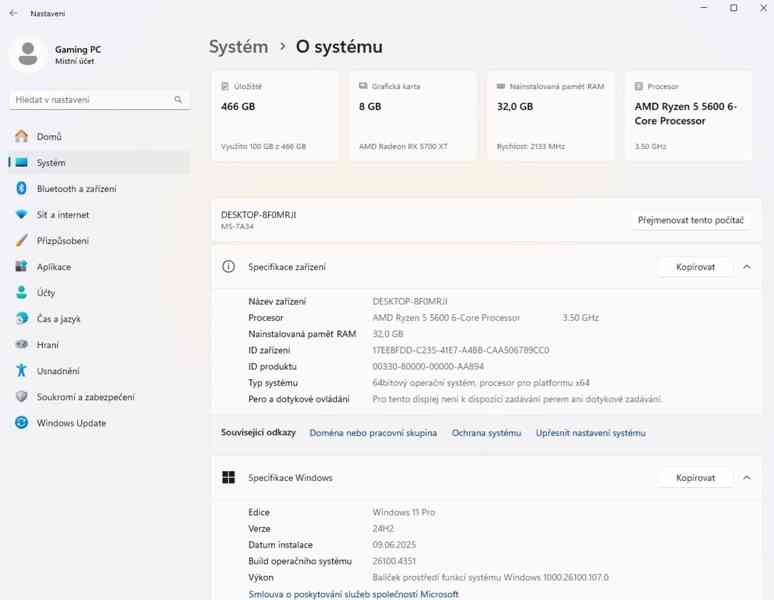 🚀 HERNÍ PC RYZEN 5 5600, 32GB RAM, RX 5700XT NITRO+, SSD 🚀 - foto 8