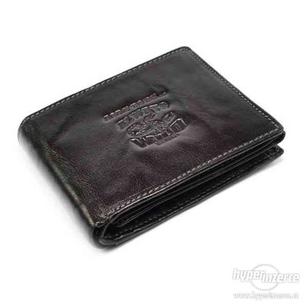 Černá pánská peněženka kožená - foto 2