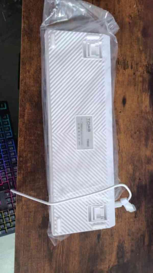 Herní klávesnice TMKB T98SE, bílá - foto 2