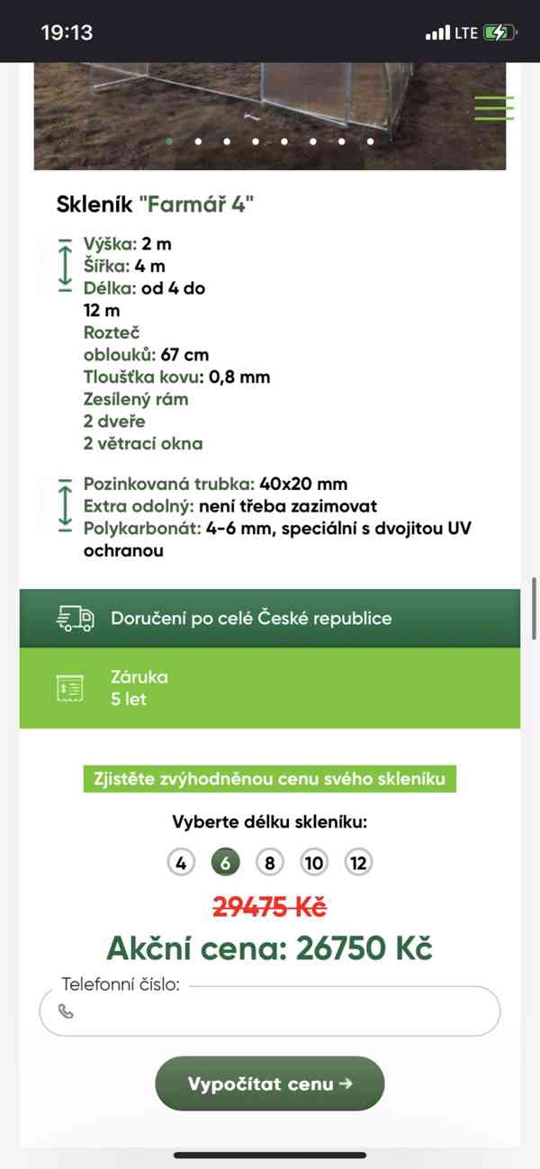 Skleník garant farmář 4 - foto 8