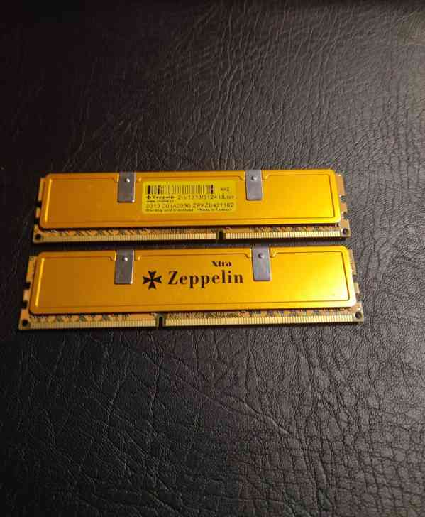 ZEPPELIN 4GB DDR3 1333MHz CL9 GOLD  - foto 2