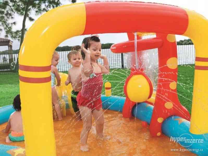 VELKÝ dětský bazén vodní hřiště + bowling 4,35x2m - foto 3