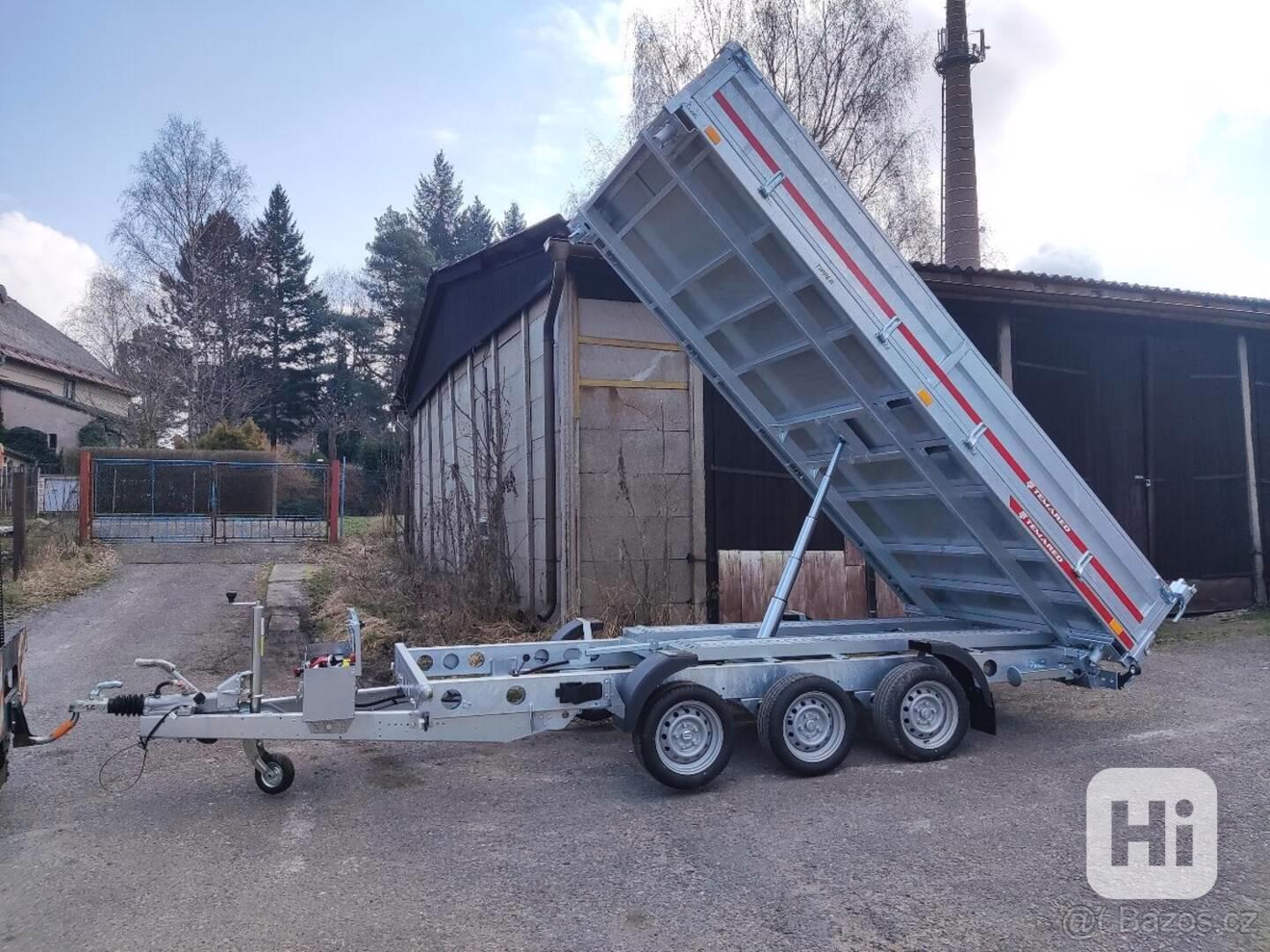 Zesílený hydraulický sklápěč 4000 x 2000mm - 3500kg - foto 1
