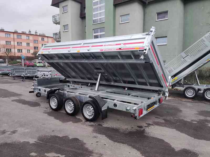 Zesílený hydraulický sklápěč 4000 x 2000mm - 3500kg - foto 4