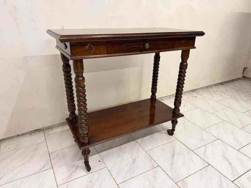 Starožitný konzolový stolek - foto 2