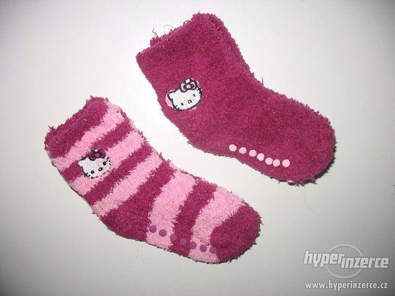 Dívčí froté ponožky, vel. 23 - 25 - foto 2