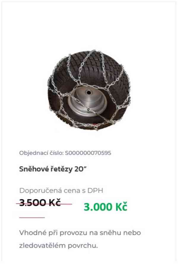 sněhová fréza, sněhové řetězy na Seco Starjet - foto 4