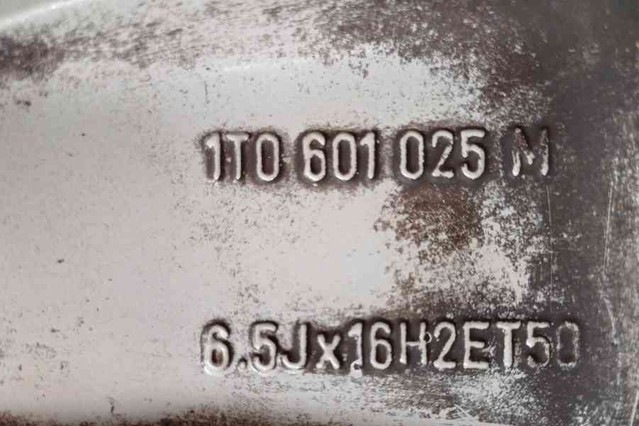 Alu kola originální VW 6,5Jx16 H2 ET50, 5x112 R16 - foto 3
