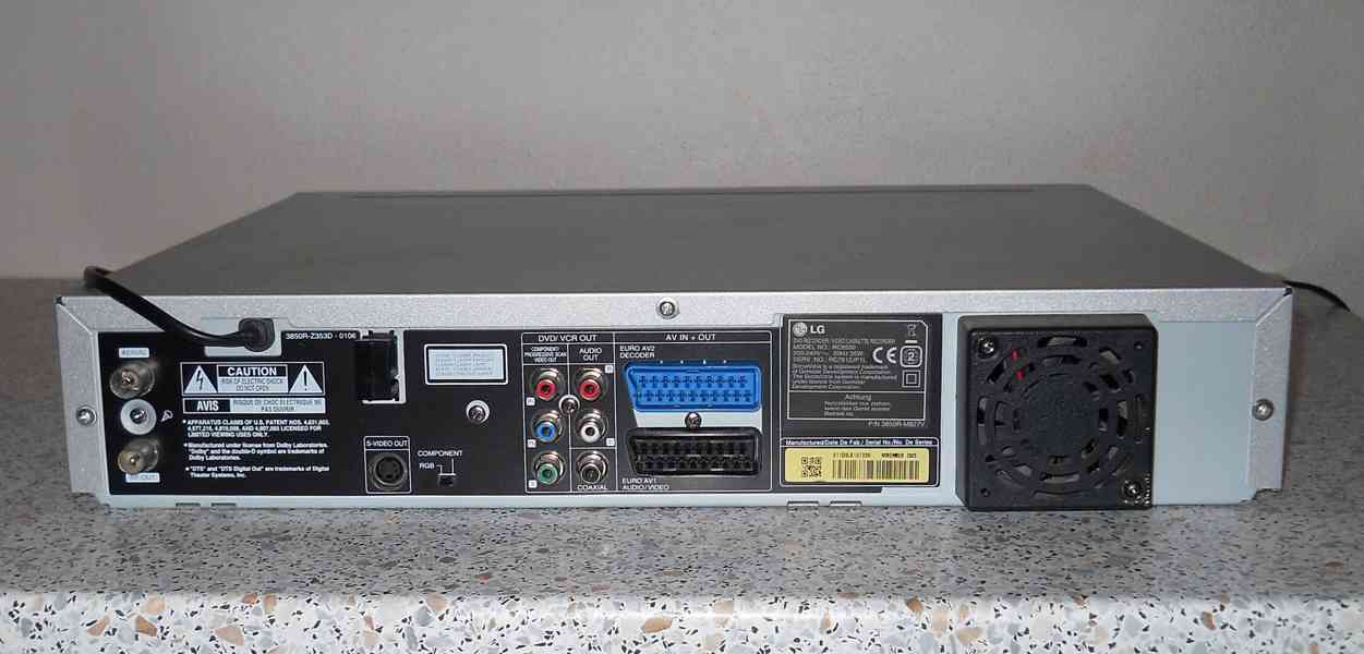📼>>📀VHS-DVD rekordér LG-RC6500 - foto 7
