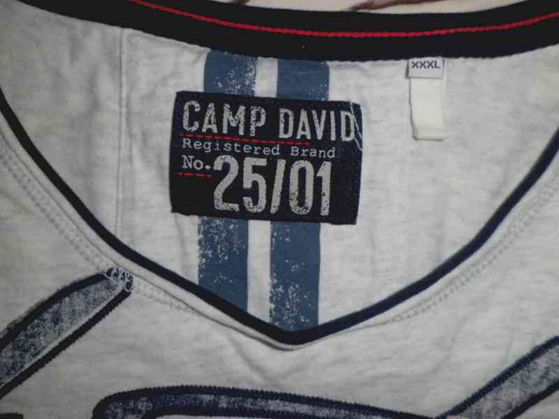 CAMP DAVID pěkná pružná tenší mikina/tričko XXL-XXXL - foto 3