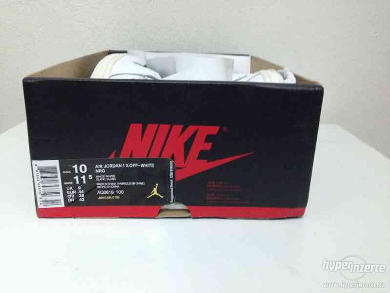 Nike x Off White Air Jordan 1 White Veľkosť US10/EU44 - foto 6