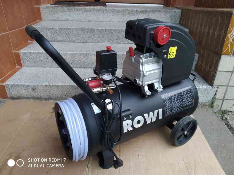 Prodám NEPOUŽITÝ olejový Kompresor ROWI DKP 1800/50/1 S- 50 - foto 4
