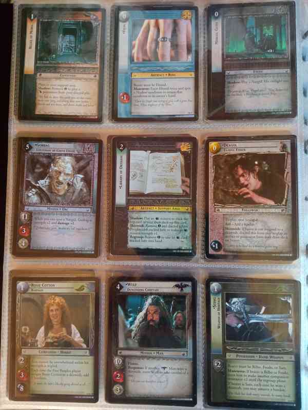 Karty pána prstenů/Lotr tcg/Lord of the rings tcg - sbírka - foto 8