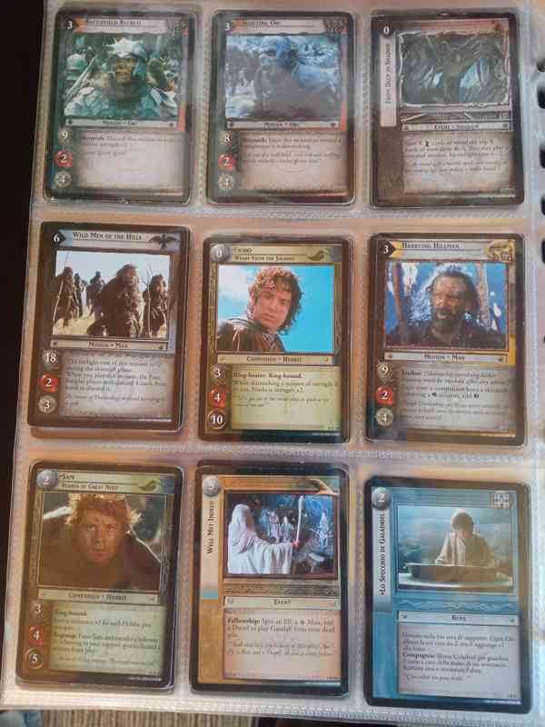 Karty pána prstenů/Lotr tcg/Lord of the rings tcg - sbírka - foto 9