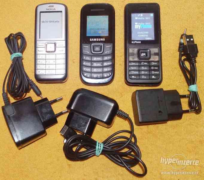 Samsung GT-E1200R +myPhone 3010 +Nokia 6070 -100% funkční!!! - foto 1