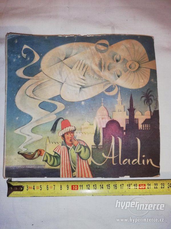 Aladin a kouzelná lampa-ilustrace V. KUBAŠTA 1960 - foto 1