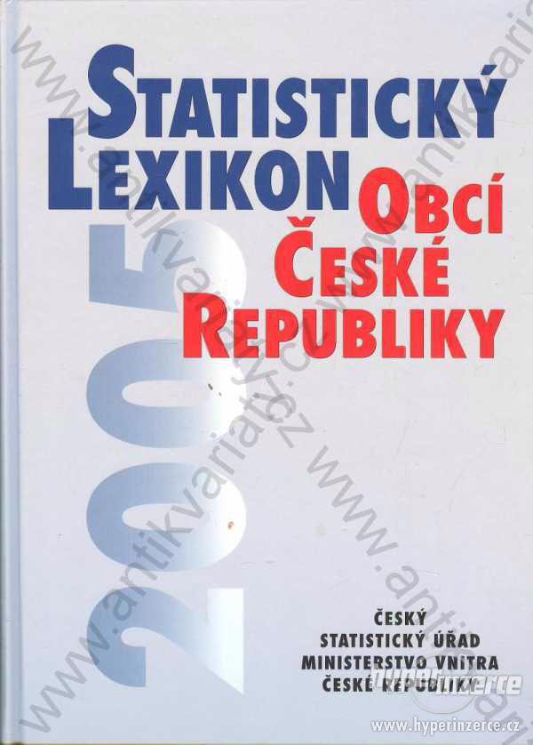 Statistický lexikon obcí České republiky 2005 - foto 1