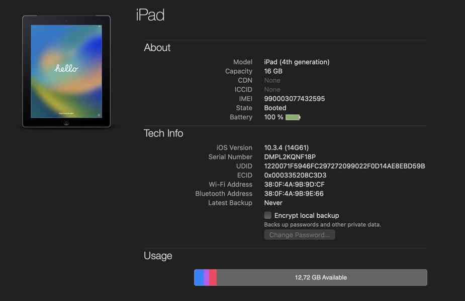 Apple iPad 4. generace, 16GB, SIM (cellular) - foto 2