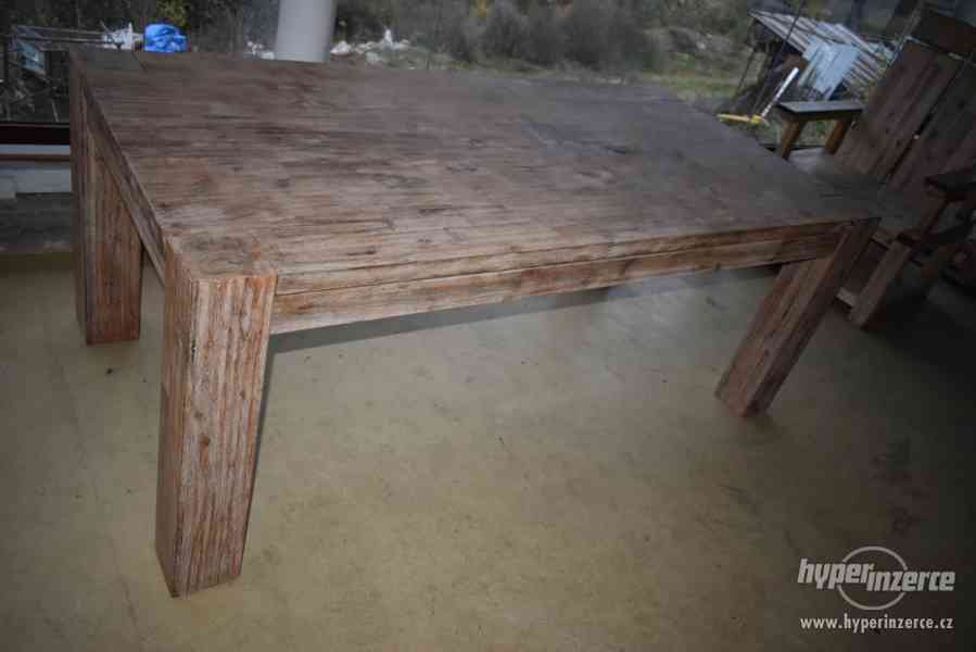 Dřevěný stůl - masiv, akacie - foto 1