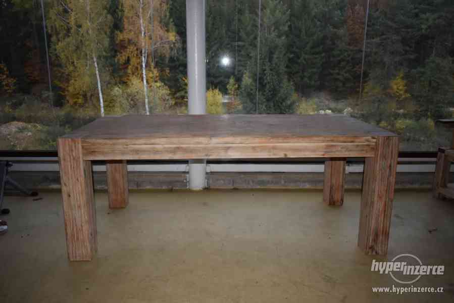 Dřevěný stůl - masiv, akacie - foto 2