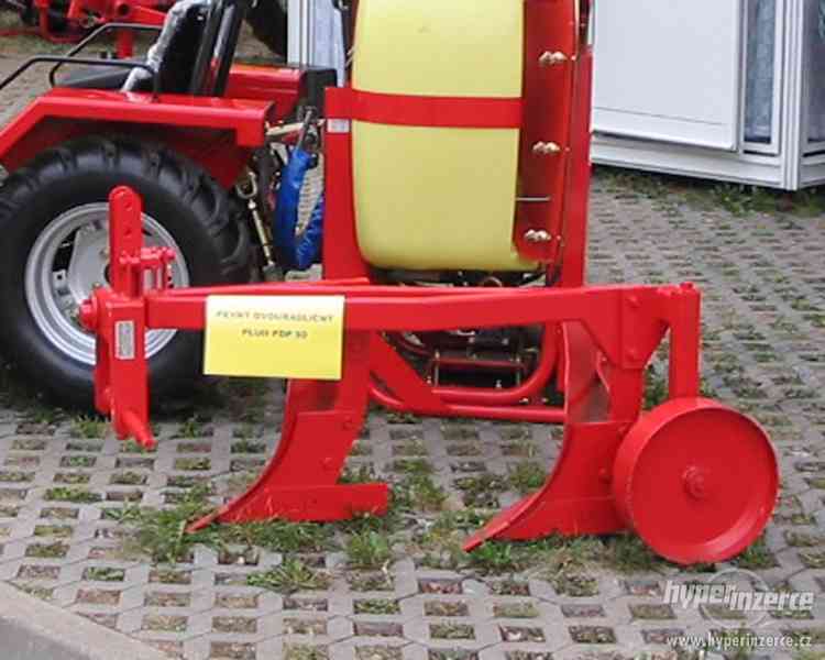 Nesený dvojradličný pluh za traktor, malotraktor - foto 1