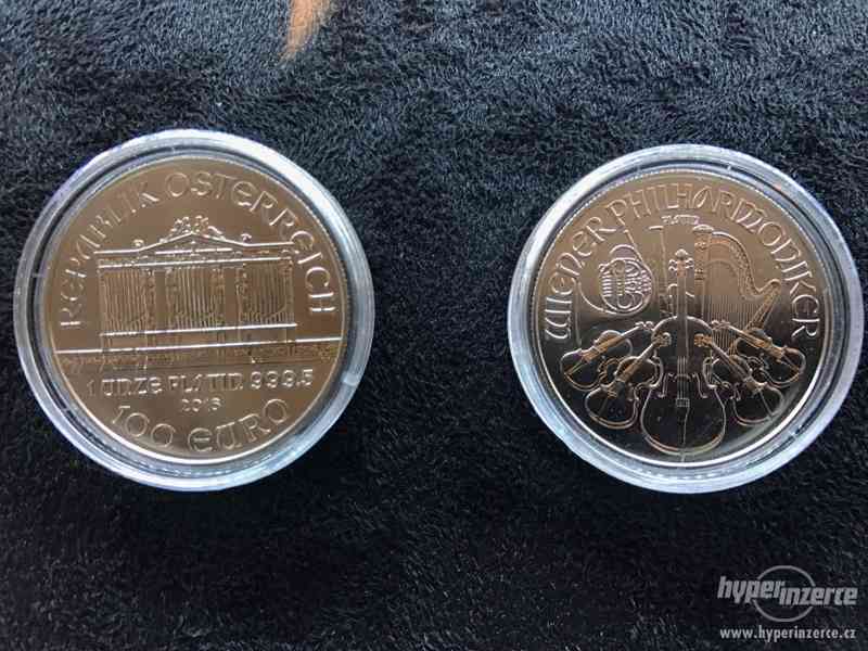 Platinová mince 1 oz (trojská unce) Rakousko - foto 1