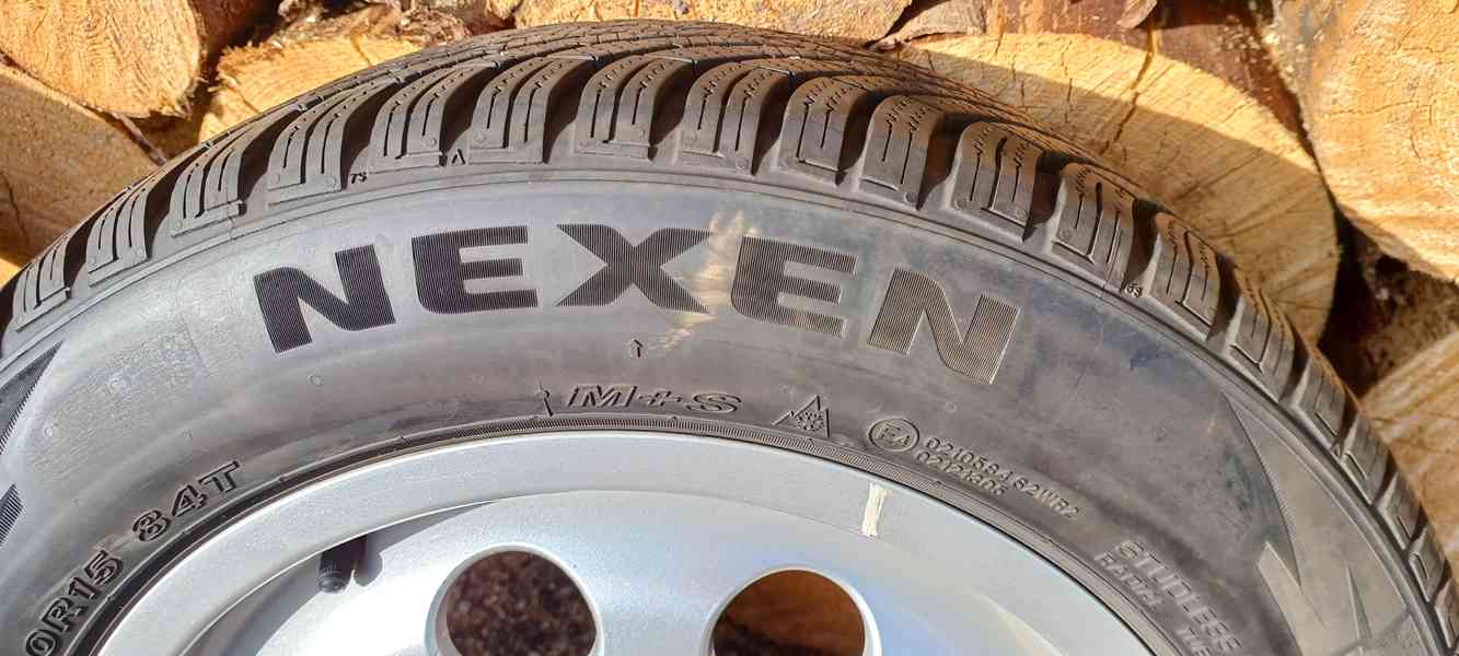 Ultralehké kované ALU Audi 15" 5x100 zachovalé+zánovní pneu - foto 9