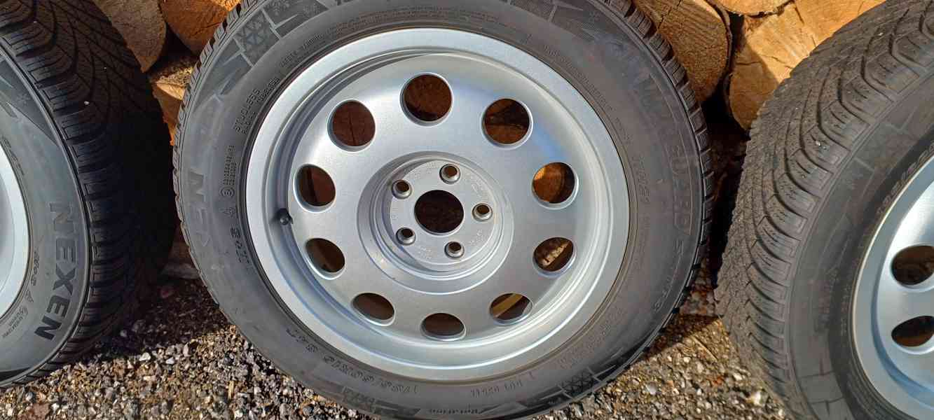 Ultralehké kované ALU Audi 15" 5x100 zachovalé+zánovní pneu - foto 7