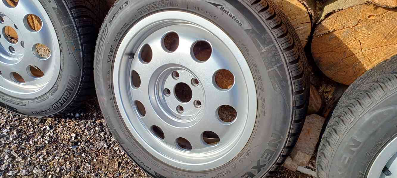 Ultralehké kované ALU Audi 15" 5x100 zachovalé+zánovní pneu - foto 6