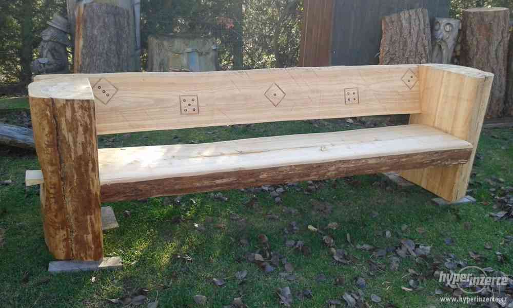Dřevěné lavice - foto 1