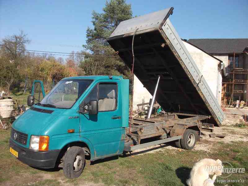 VW LT 46 Sklopka,Odtahovka,Valník s plachtou 2001 - foto 1