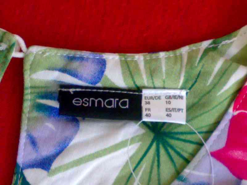 Nové dámské letní šaty ESMARA, viskóza, vel. 38 - vel. S - foto 9
